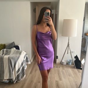Bebe Purple Dress